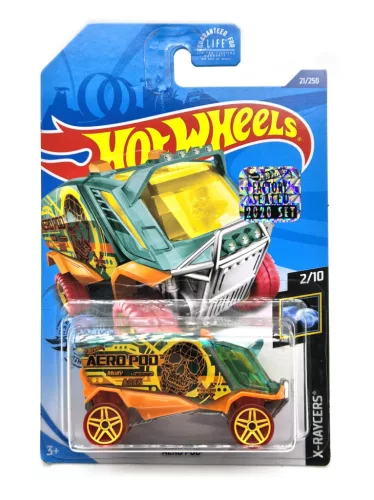 Hot Wheels Aero Pod - X-Raycers 2/10 - 21/250 - long card - Hot Wheels - 1:64