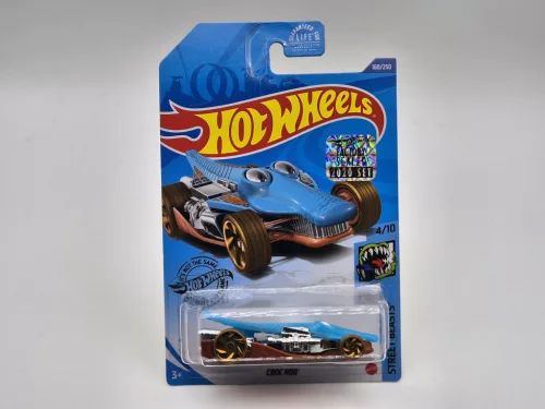Hot Wheels Croc Rod (copper/blue) - Street Beasts 4/10 - 160/250 - long card - Hot Wheels - 1:64