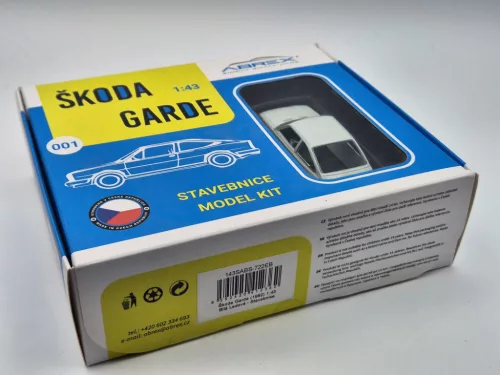 Skoda Garde (1982) - Abrex - 1:43 - assembly KIT