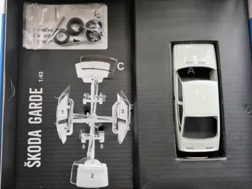 Skoda Garde (1982) - Abrex - 1:43 - assembly KIT