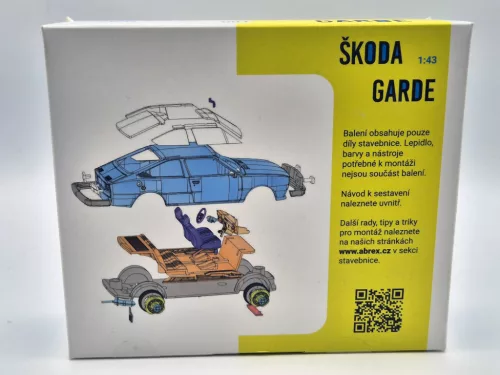 Skoda Garde (1982) - Abrex - 1:43 - assembly KIT