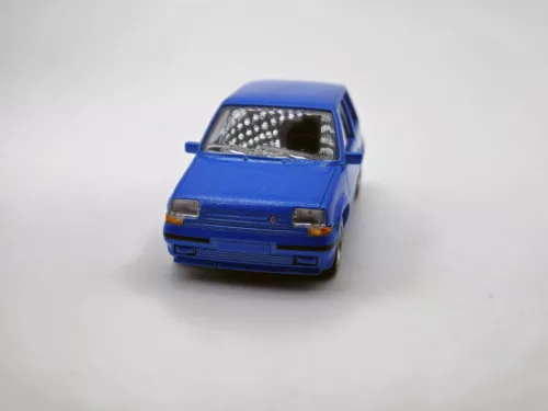 Renault R5 Supercinq GT Turbo Ph II (1988) - blue - Norev - 1:43