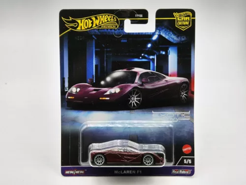 Hot Wheels Premium - Car Culture Exotic Envy - McLaren F1 - Hot Wheels - 1:64