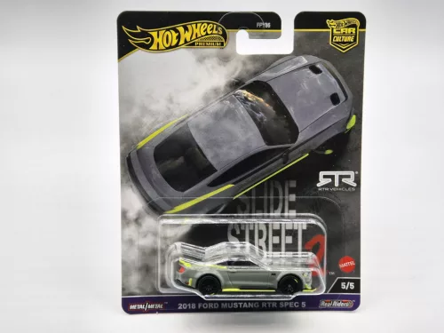 Hot Wheels Premium - Car Culture Slide Street 2 - Ford Mustang RTR Spec 5 (2018) - Vaughn Gittin Jr. drift - Hot Wheels - 1:64