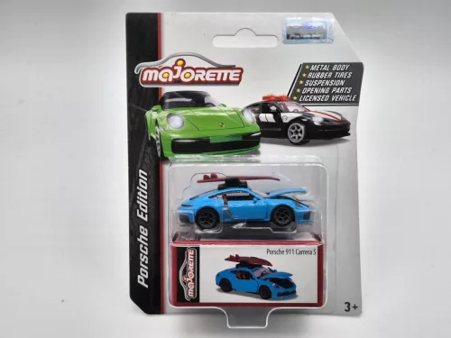 Porsche 911 991 Carrera S Coupe (2015) - blue - Majorette - 1:64