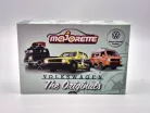 Volkswagen VW set - VW Beetle bug - VW T1 transporter - Majorette - 1:64
