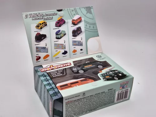 Volkswagen VW set - VW T3 + VW T1 transporter - Majorette - 1:64