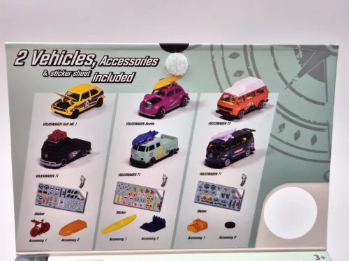 Volkswagen VW set - VW T3 + VW T1 transporter - Majorette - 1:64