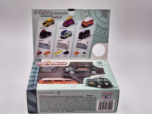 Volkswagen VW set - VW T3 + VW T1 transporter - Majorette - 1:64