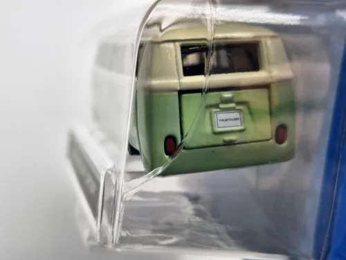 Volkswagen VW T1 transporter Samba Minibus - green - Burago - 1:64