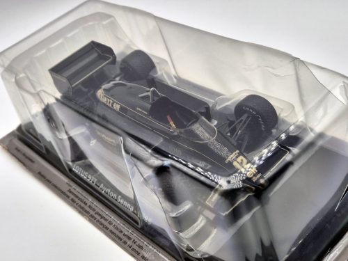 Lotus 97T Renault Turbo F1 #12 (1985) - Ayrton Senna - Newsstand - 1:24
