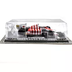   Toleman TG184 F1 #19 Portugal GP (1984) - Ayrton Senna - Newsstand - 1:24