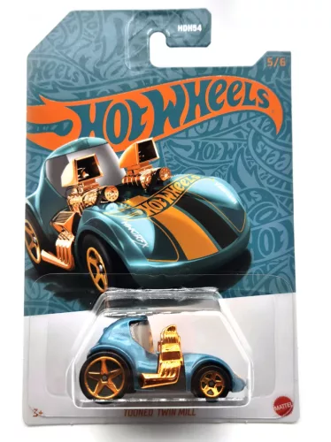 Hot Wheels Pearl & Chrome (2024) - Tooned Twin Mill - Hot Wheels - 1:64