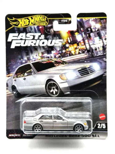 Hot Wheels Premium - Fast & Furious - Fast & Furious - Mercedes Benz 500 SEL - Hot Wheels - 1:64