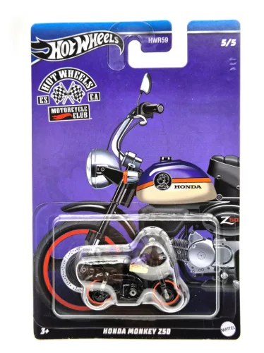 Hot Wheels Motorcycle Club - Honda Monkey Z50 - Hot Wheels - 1:64