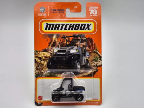Polaris Ranger - 2023 75/100 - long card - Matchbox - 1:64
