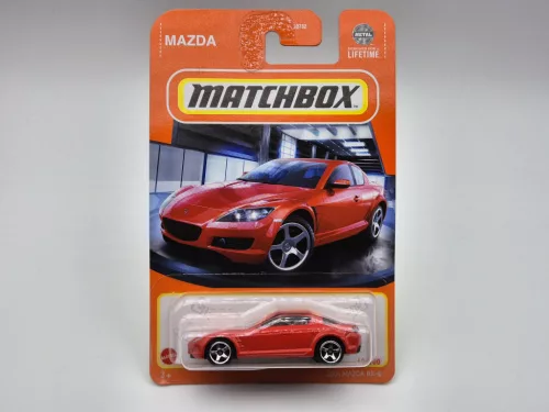 Mazda RX-8 (2004) - 2024 49/100 - long card - Matchbox - 1:64