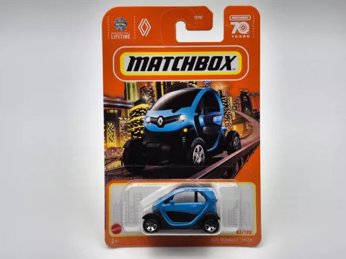 Renault Twizy (2022) - 2023 82/100 - long card - Matchbox - 1:64