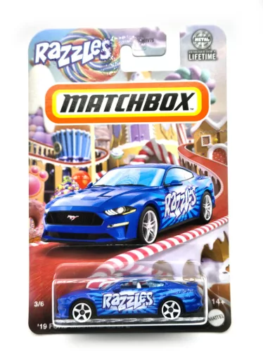 Matchbox Candy - Ford Mustang Coupe (2019) - 3/6 - long card - Matchbox - 1:64