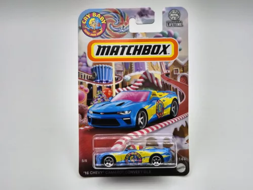 Matchbox Candy - Chevrolet Chevy Camaro Convertible (2016) - 5/6 - long card - Matchbox - 1:64