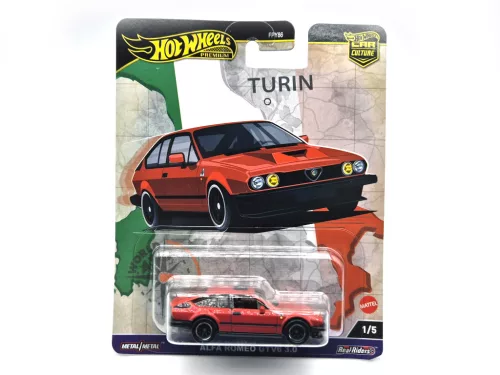 Hot Wheels Premium - Car Culture - World Tour - Alfa Romeo GTV6 3.0 - Hot Wheels - 1:64