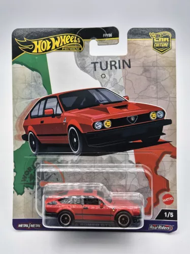 Hot Wheels Premium - Car Culture - World Tour - Alfa Romeo GTV6 3.0 - Hot Wheels - 1:64