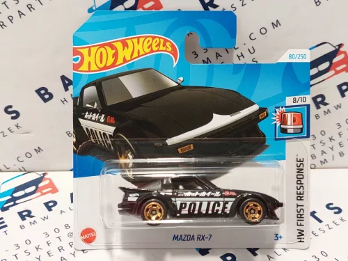 Hot Wheels Mazda RX-7 - First Response - 80/250 - black - Hot Wheels - 1:64
