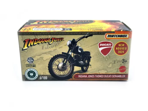 Ducati Scrambler - Indiana Jones - 2024 6/100 - Matchbox - 1:64