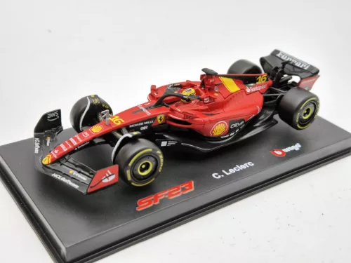 Ferrari SF-23 Team Scuderia F1 #16 (2023) - Monza - Charles Leclerc - WITH DRIVER - Bburago - 1:43