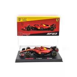   Ferrari SF-23 Team Scuderia F1 #55 (2023) - Monza - Carlos Sainz - WITH DRIVER - Bburago - 1:43