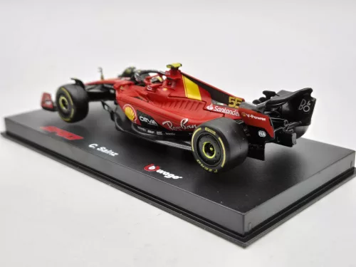 Ferrari SF-23 Team Scuderia F1 #55 (2023) - Monza - Carlos Sainz - WITH DRIVER - Bburago - 1:43