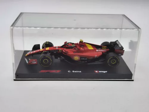 Ferrari SF-23 Team Scuderia F1 #55 (2023) - Monza - Carlos Sainz - WITH DRIVER - Bburago - 1:43