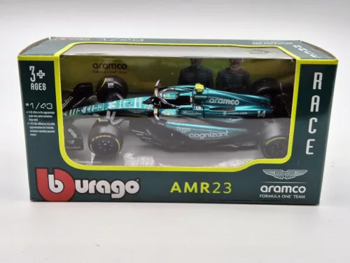 Aston Martin AMR23 F1 #14 (2023) - Fernando Alonso - Bburago - 1:43