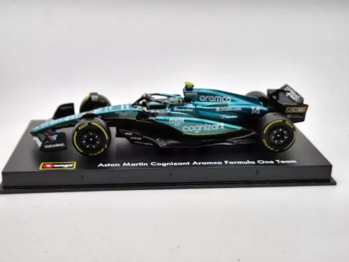 Aston Martin AMR23 F1 #14 (2023) - Fernando Alonso - WITH DRIVER - Bburago - 1:43