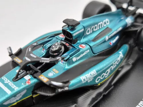 Aston Martin AMR23 F1 #18 (2023) - Lance Stroll - WITH DRIVER - Bburago - 1:43