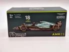 Aston Martin AMR23 F1 #18 (2023) - Lance Stroll - WITH DRIVER - Bburago - 1:43