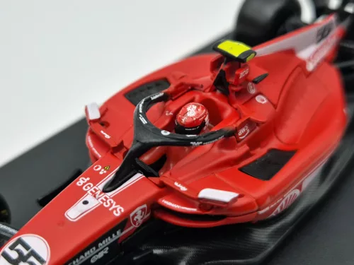 Ferrari SF-23 Team Scuderia F1 #55 (2023) - Las Vegas - Carlos Sainz - WITH DRIVER - Bburago - 1:43