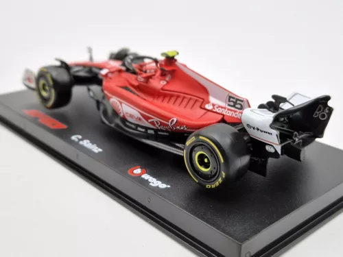 Ferrari SF-23 Team Scuderia F1 #55 (2023) - Las Vegas - Carlos Sainz - WITH DRIVER - Bburago - 1:43