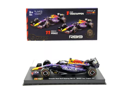 Red Bull RB19 F1 #1 (2023) - Las Vegas - Max Verstappen - WITH DRIVER - Bburago - 1:43