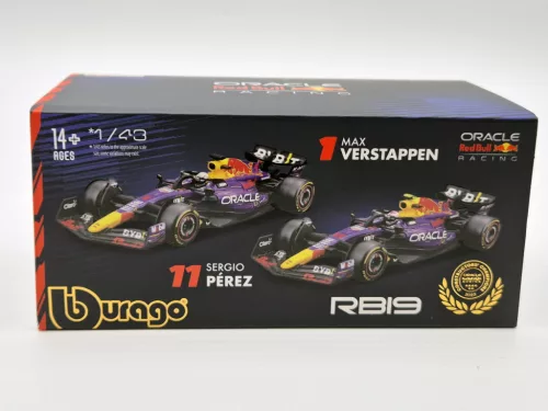 Red Bull RB19 F1 #1 (2023) - Las Vegas - Max Verstappen - WITH DRIVER - Bburago - 1:43