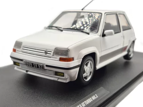 Renault R5 GT TURBO MKII (1989) - white - Solido - 1:18