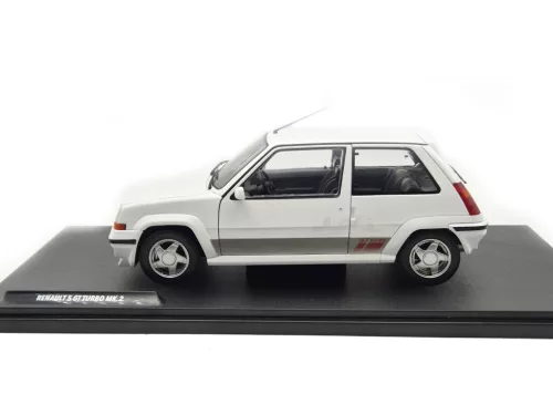 Renault R5 GT TURBO MKII (1989) - white - Solido - 1:18