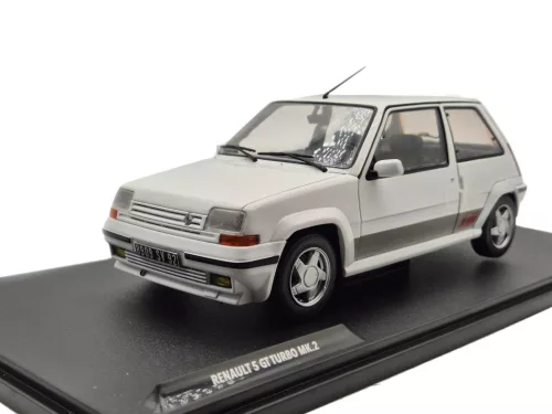 Renault R5 GT TURBO MKII (1989) - white - Solido - 1:18