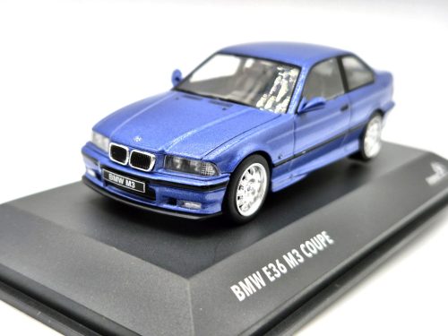 BMW E36 M3 coupe (1999) - blue - Solido - 1:43