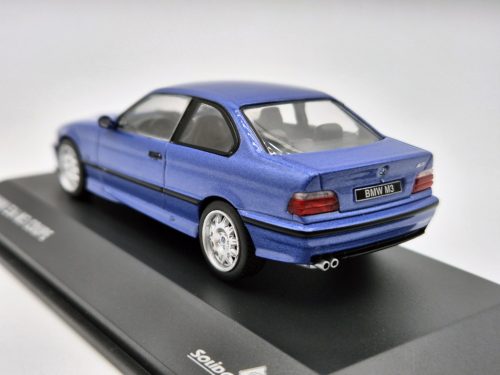 BMW E36 M3 coupe (1999) - blue - Solido - 1:43