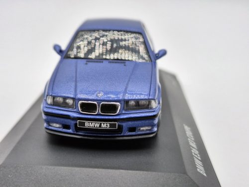 BMW E36 M3 coupe (1999) - blue - Solido - 1:43