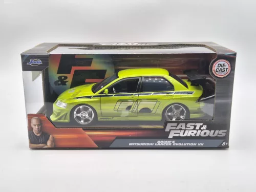 Mitsubishi Lancer Evo VII - Fast and Furious - Deadly Speed - Brian Evo - Jada - 1:24