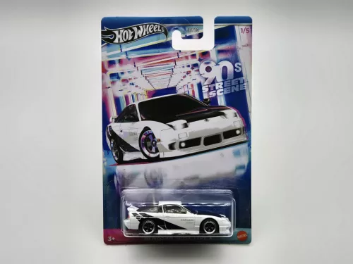 Hot Wheels - 90s Street Scene - Nissan 180SX Type X - Hot Wheels - 1:64