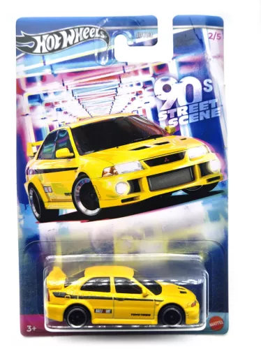 Hot Wheels - 90s Street Scene - Mitsubishi Lancer VI - Hot Wheels - 1:64