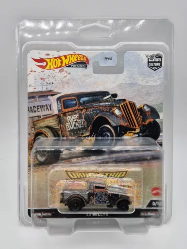 1:64 scale Hot Wheels Premium blister card protector - made in USA - 1:64